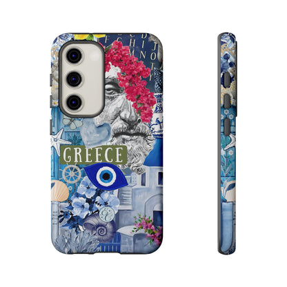 Greek Summer Collage Tough Phone Case