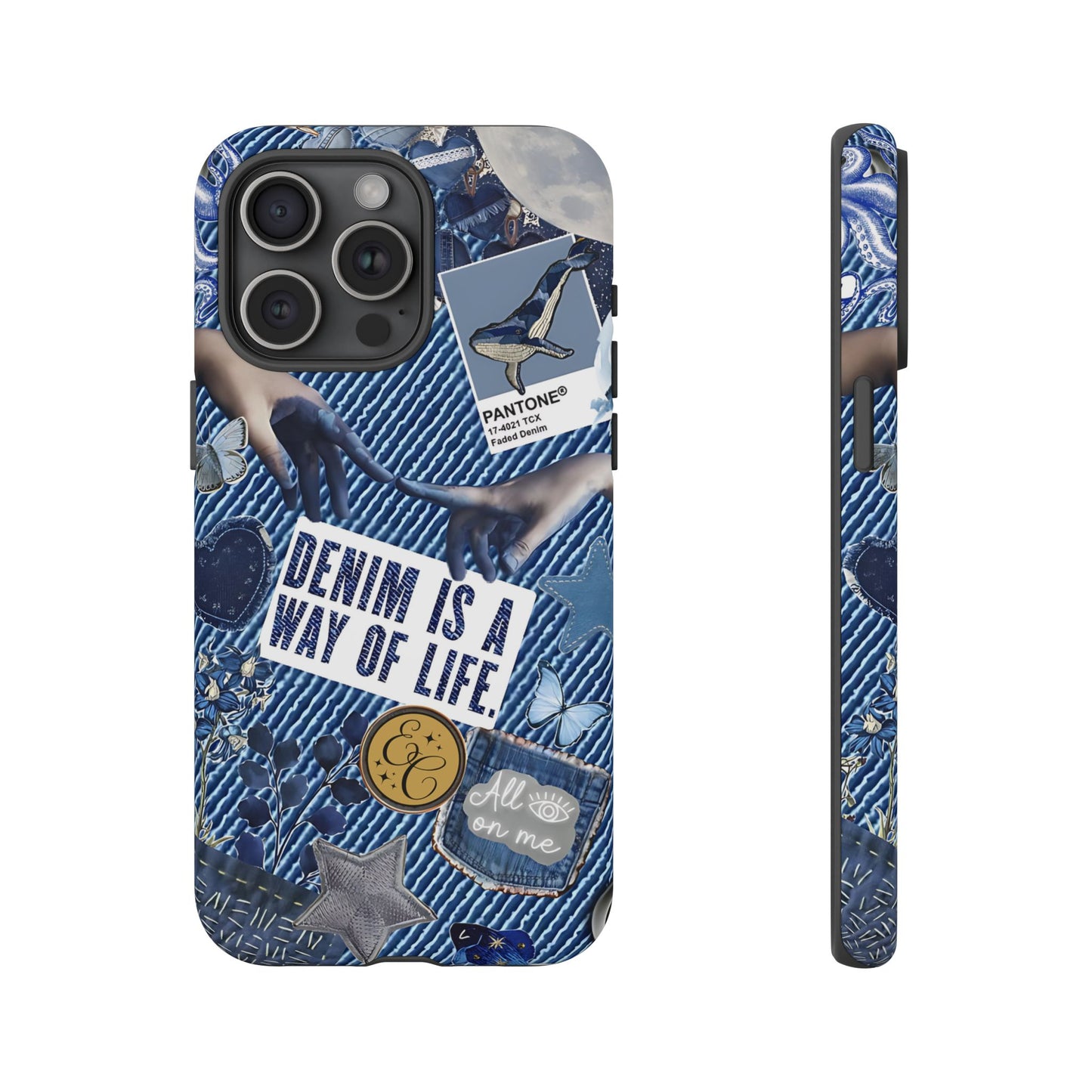 Denim Texture Tough Phone Case