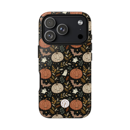 Spooky Halloween Boho Pattern Tough Phone Case