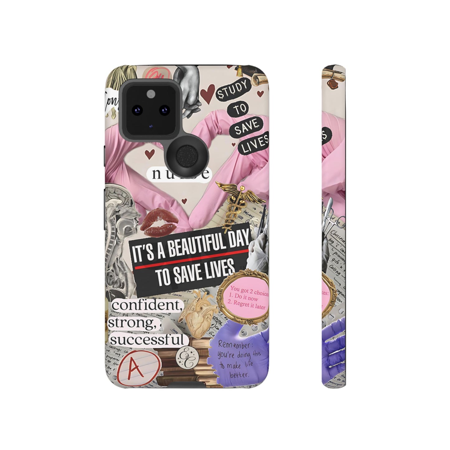 Nurse Inspirational Collage Tough Phone Case