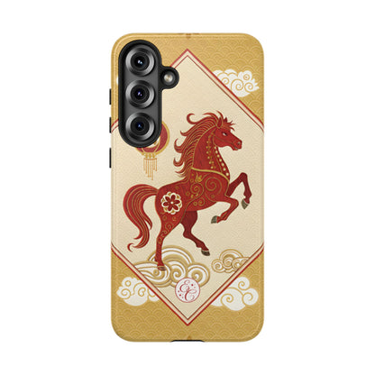 Chinese New Year Lucky Horse Tough Phone Case