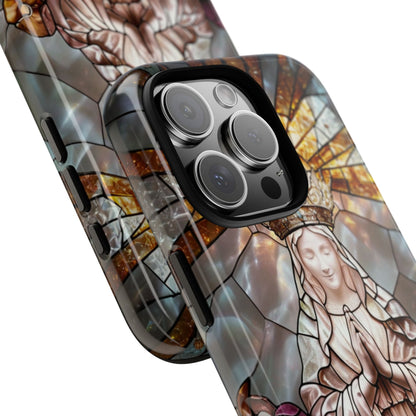 Virgin Mary Stained Glass Tough Phone Case