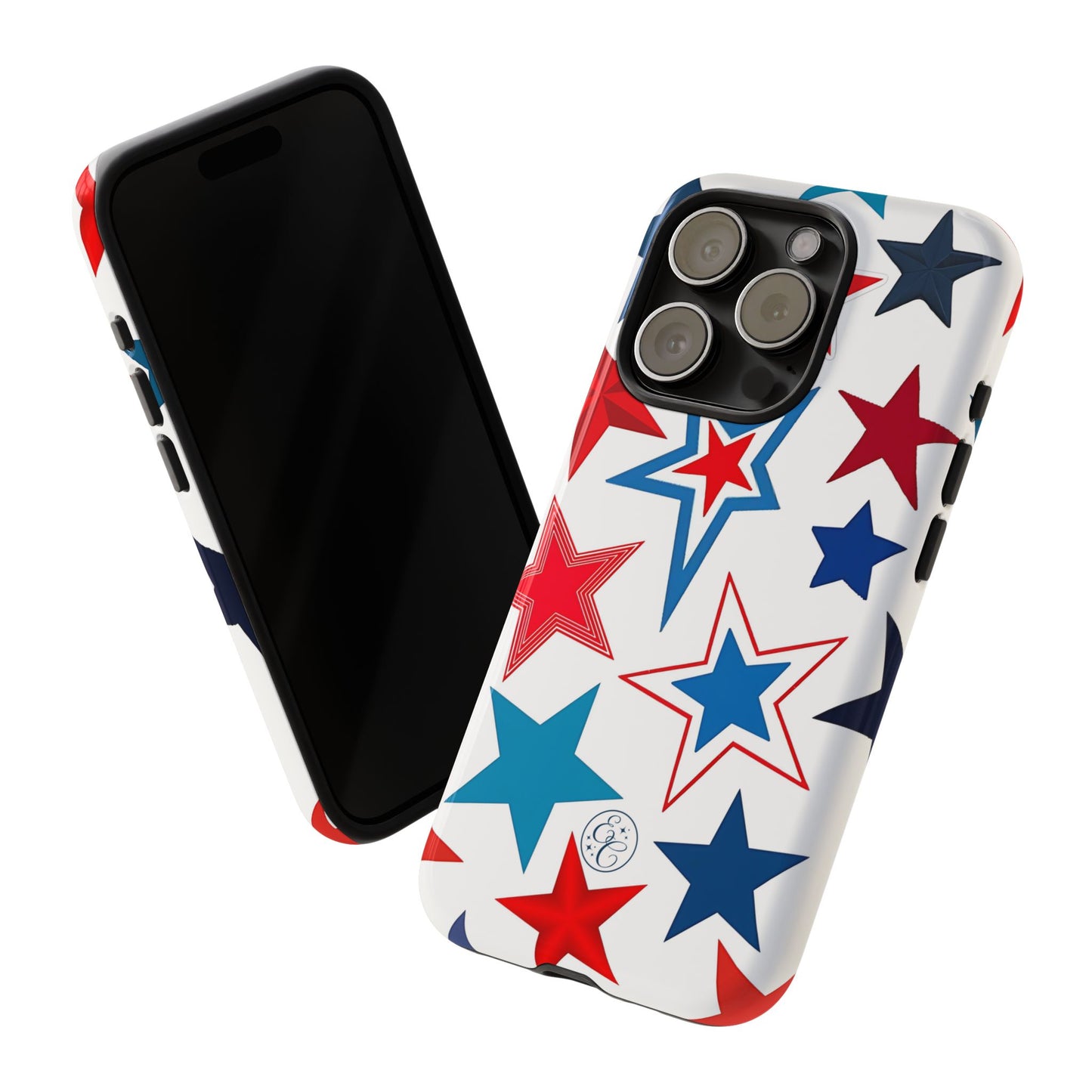 Patriotic Star Pattern Tough Phone Case