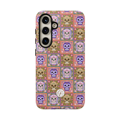 Sugar Skull Pattern Tough Phone Case