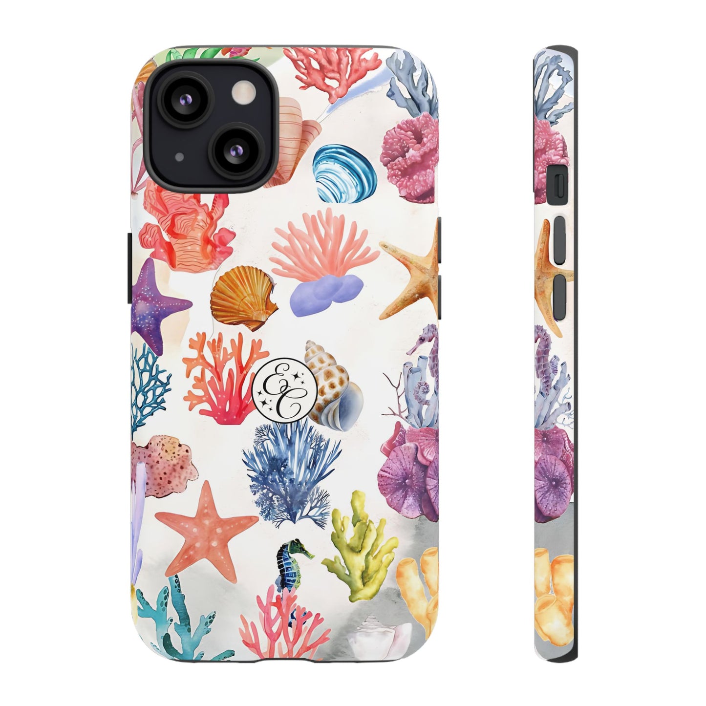 Coral & Sea Shells Tough Phone Case