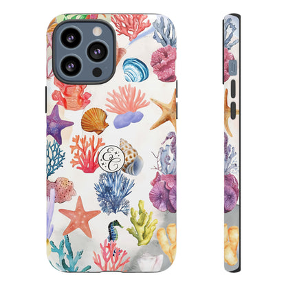 Coral & Sea Shells Tough Phone Case