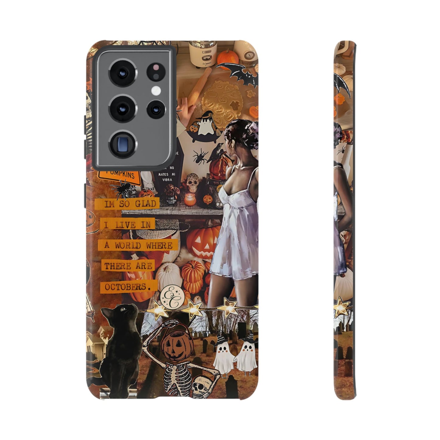 Halloween Aesthetic Collage Tough Phone Case