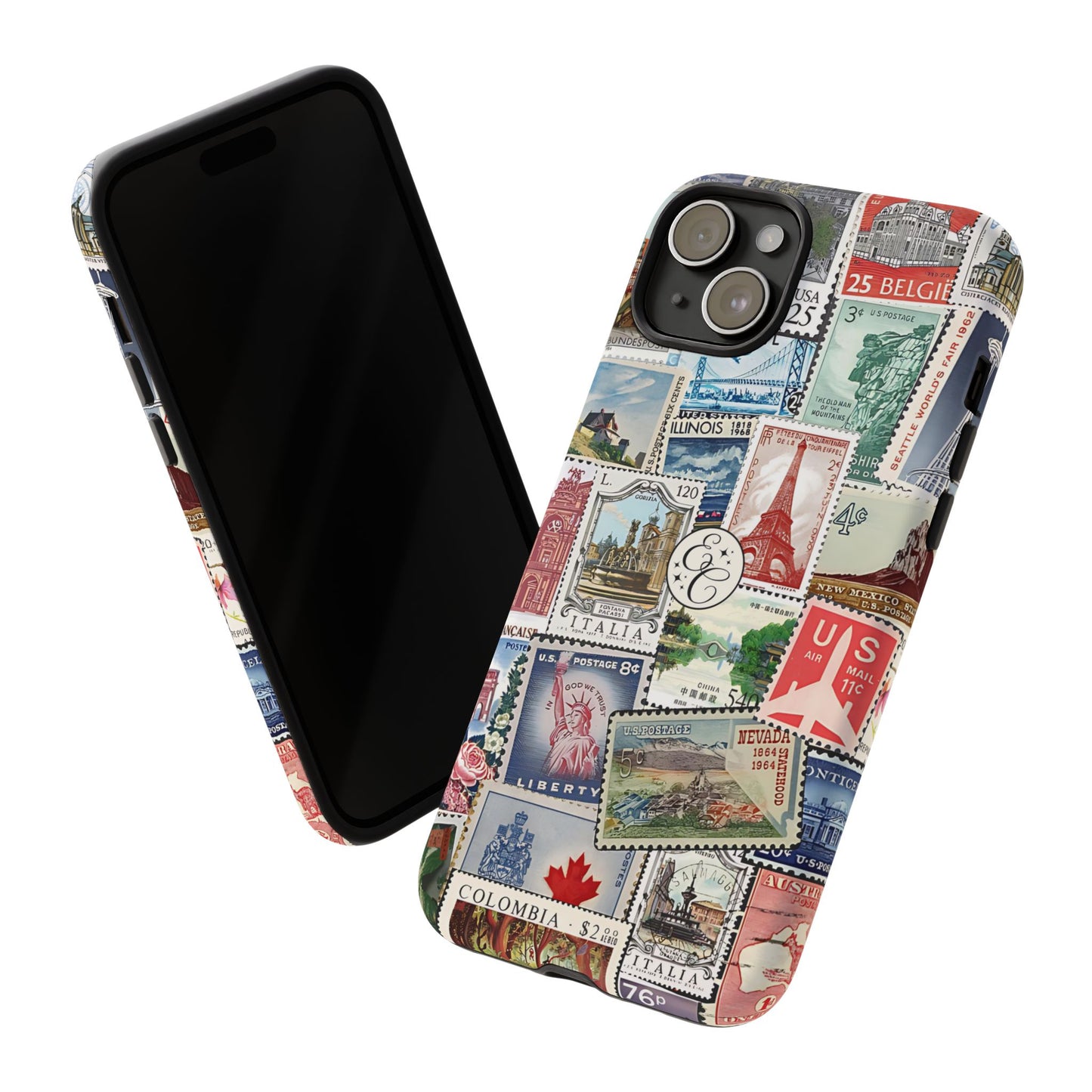 Vintage Stamp Collection Tough Phone Case