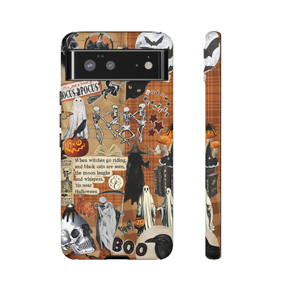 Halloween Spooky Collage Tough Phone Case