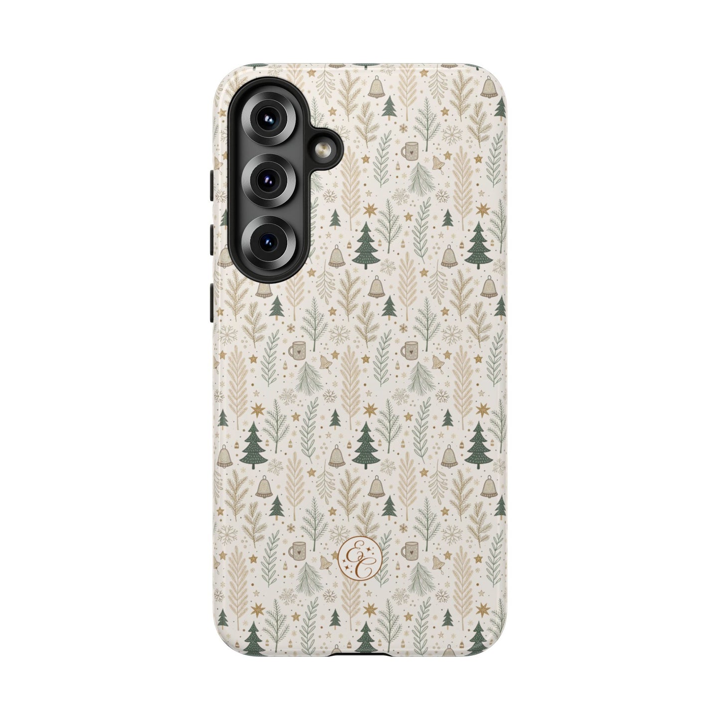 Boho Christmas Forest Tough Phone Case
