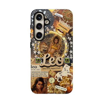 Leo Zodiac Sign Tough Phone Case