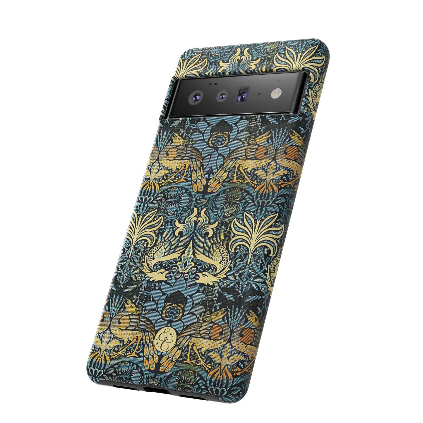 William Morris Peacock and Dragon Tough Phone Case