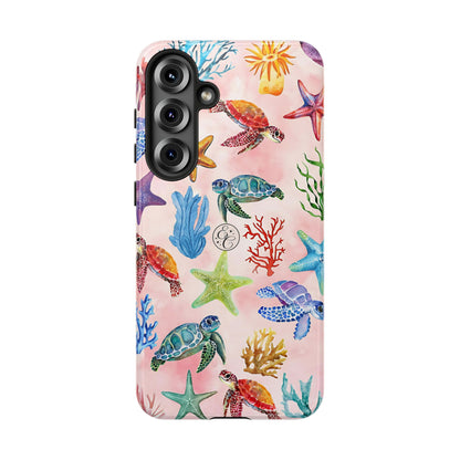 Colorful Marine Life Tough Phone Case