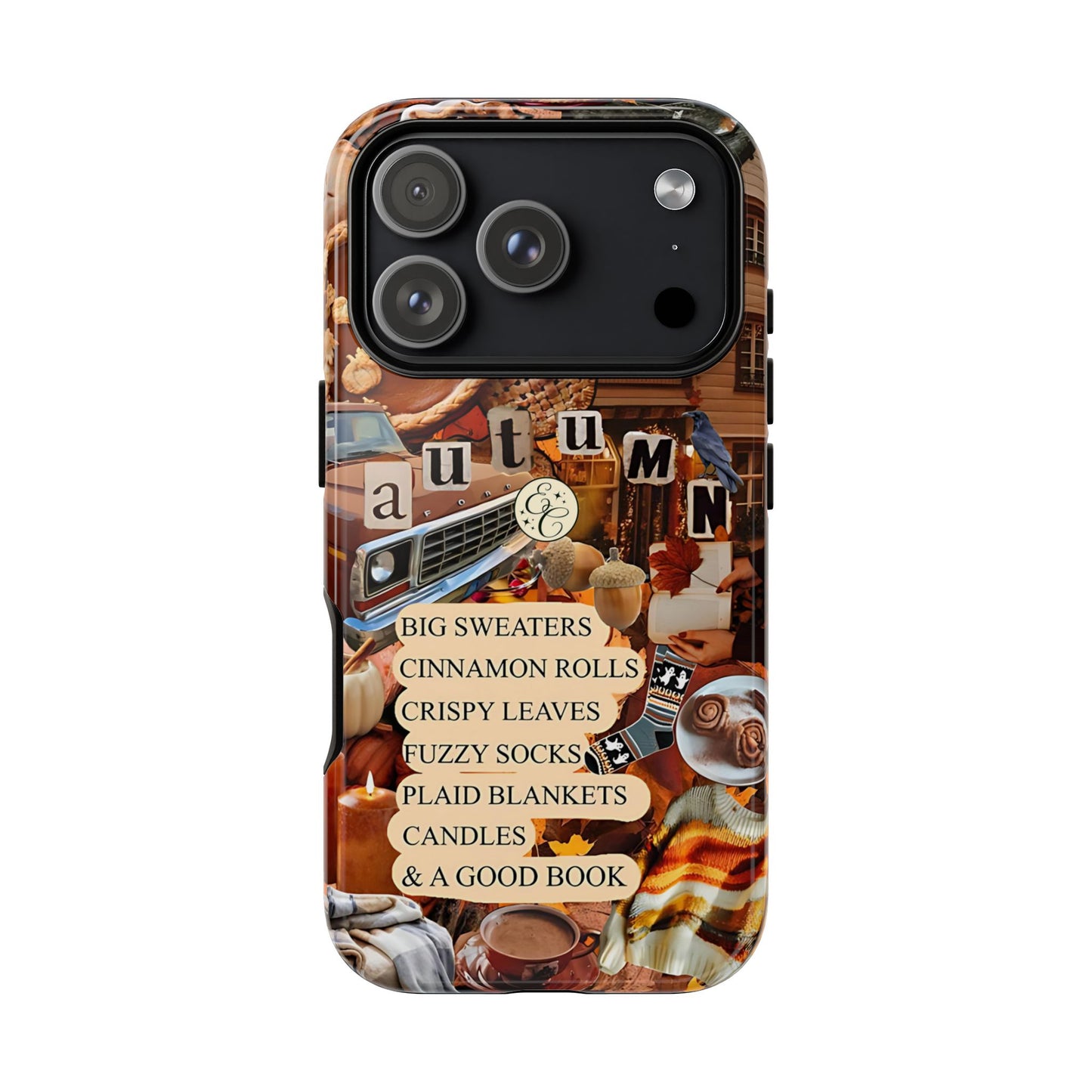 Autumn Aesthetic Collage Tough Phone Case