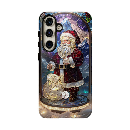 Santa Claus Stained Glass Phone Case