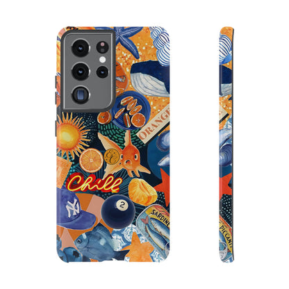 Nautical and Citrus Tough Phone Case