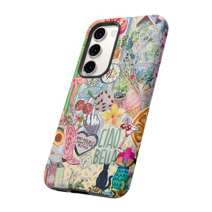 Coquette Art Collage Tough Phone Case