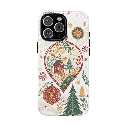 Cozy Christmas Ornament Tough Phone Case