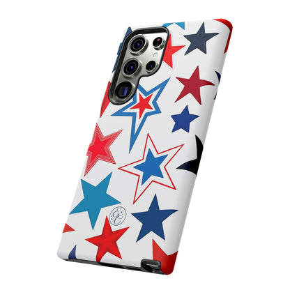 Patriotic Star Pattern Tough Phone Case