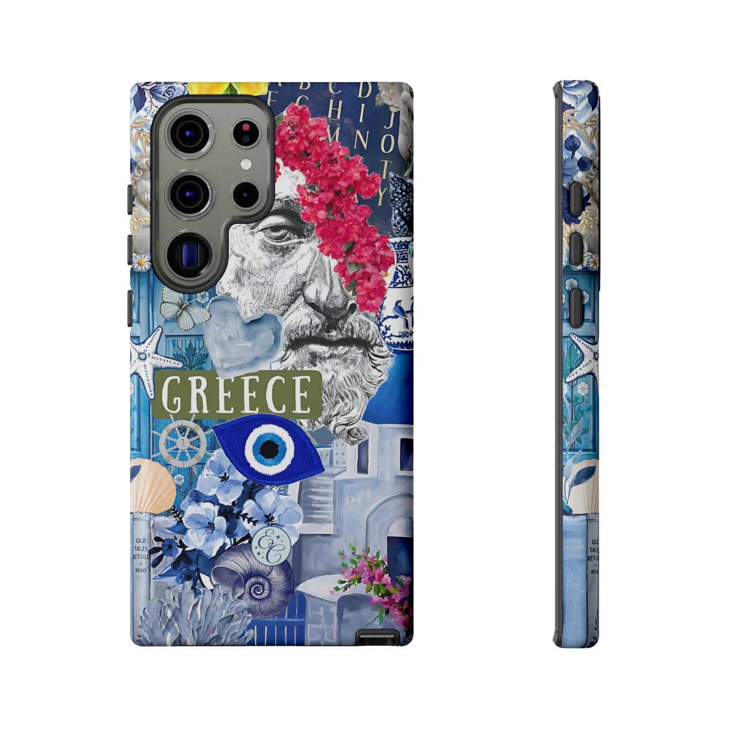 Greek Summer Collage Tough Phone Case