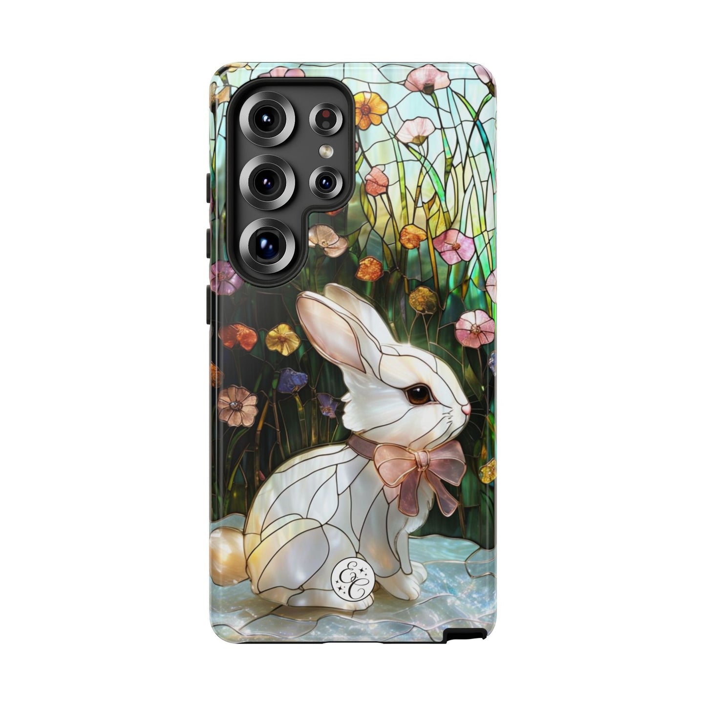 Easter Rabbit Stained Glass Tough Phone Case