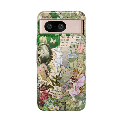 Vintage Botanical Collage Tough Phone Case