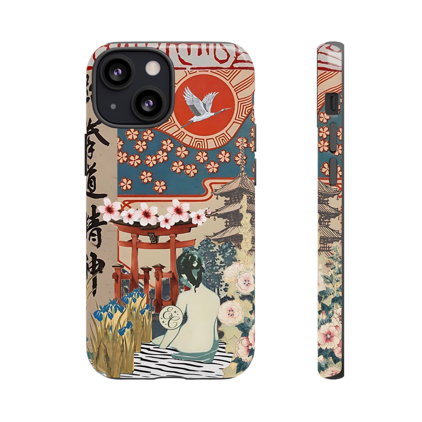 Japanese Style Art Tough Phone Case