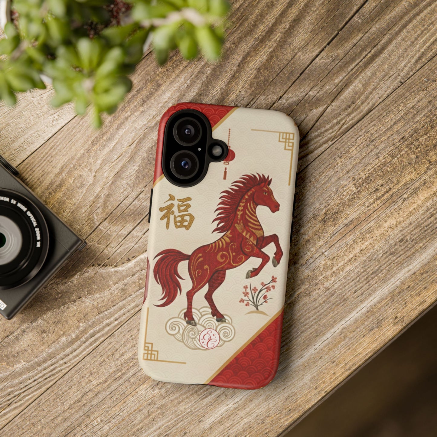 Chinese Zodiac Horse Tough Phone Case