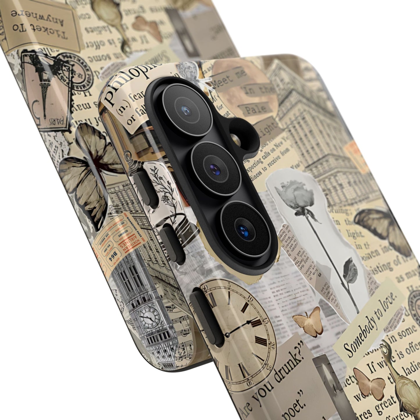 Library Romance Collage Tough Phone Case