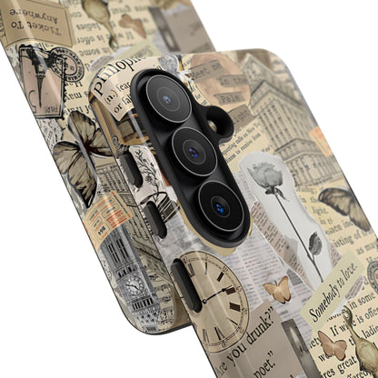 Library Romance Collage Tough Phone Case
