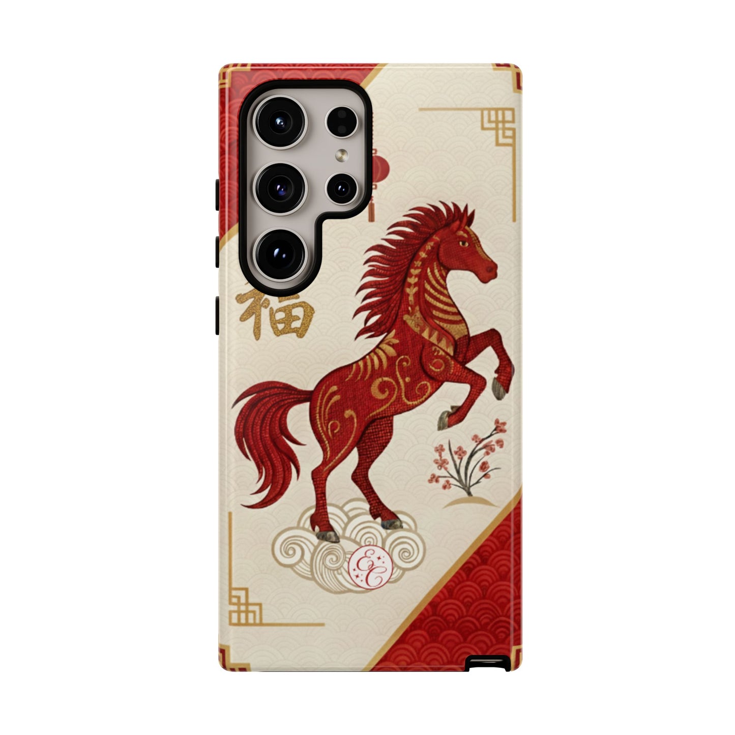 Chinese Zodiac Horse Tough Phone Case