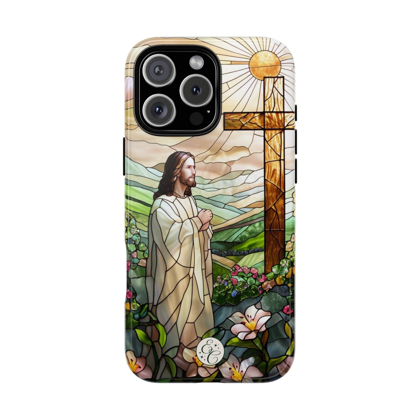 Jesus Stained Glass Tough Phone Case