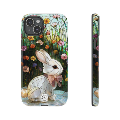 Easter Rabbit Stained Glass Tough Phone Case