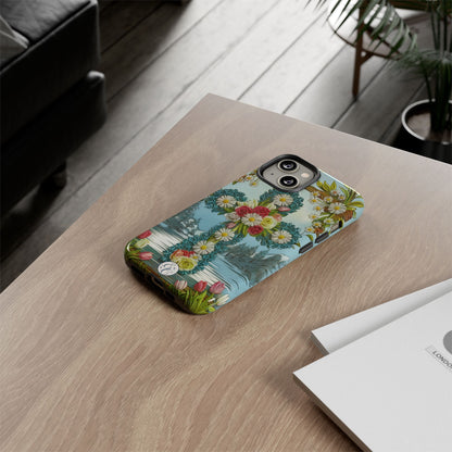 Floral Cross Tough Phone Case