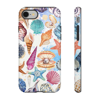 Colorful Sea Shells Tough Phone Case