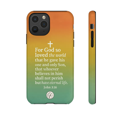 John 3:16 Tough Phone Case