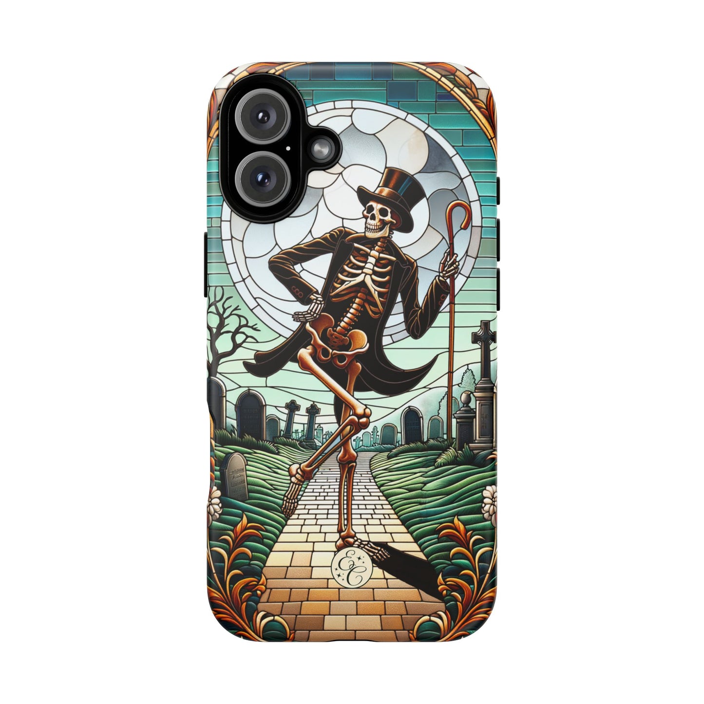 Dancing Skeleton Tough Phone Case