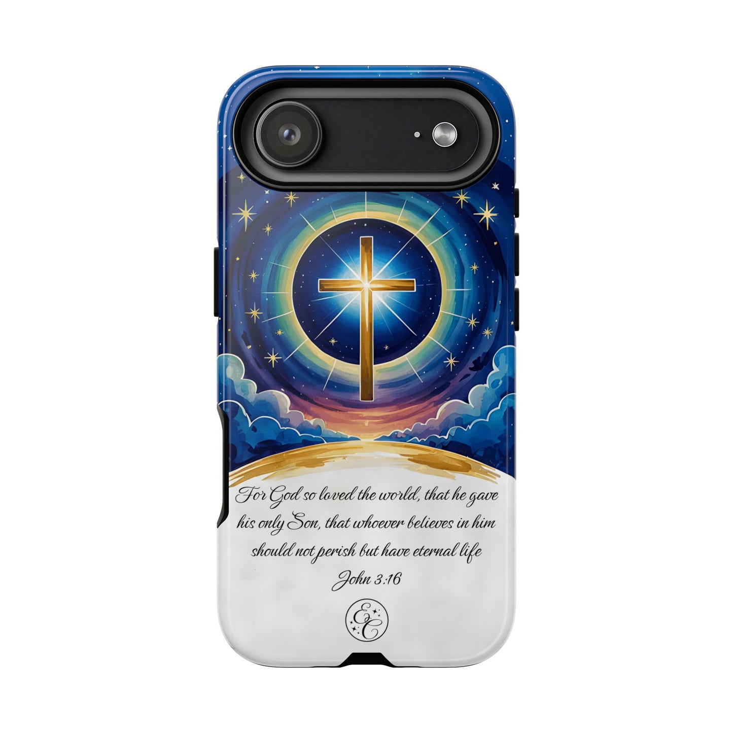 Celestial Cross - John 3:16 Tough Phone Case