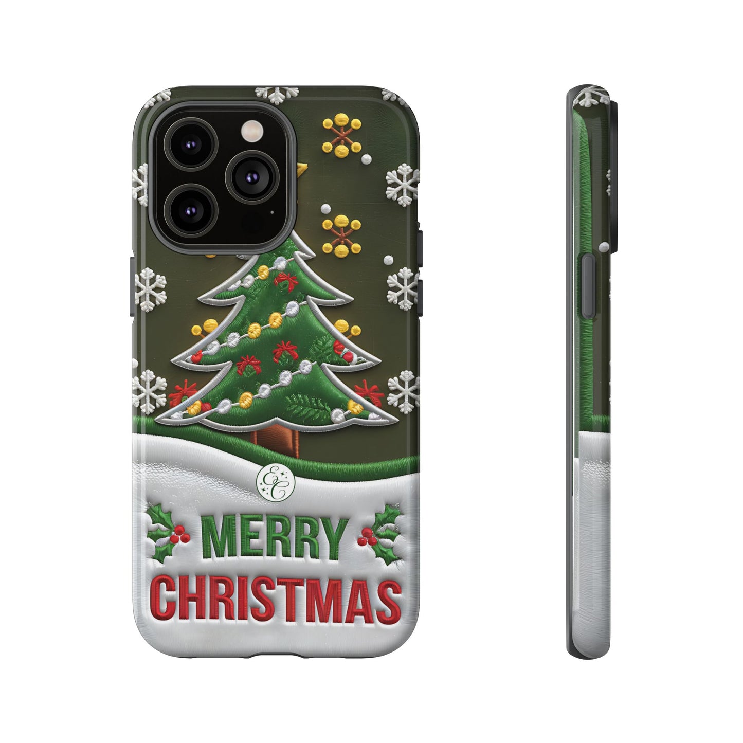 Merry Christmas Tree Tough Phone Case