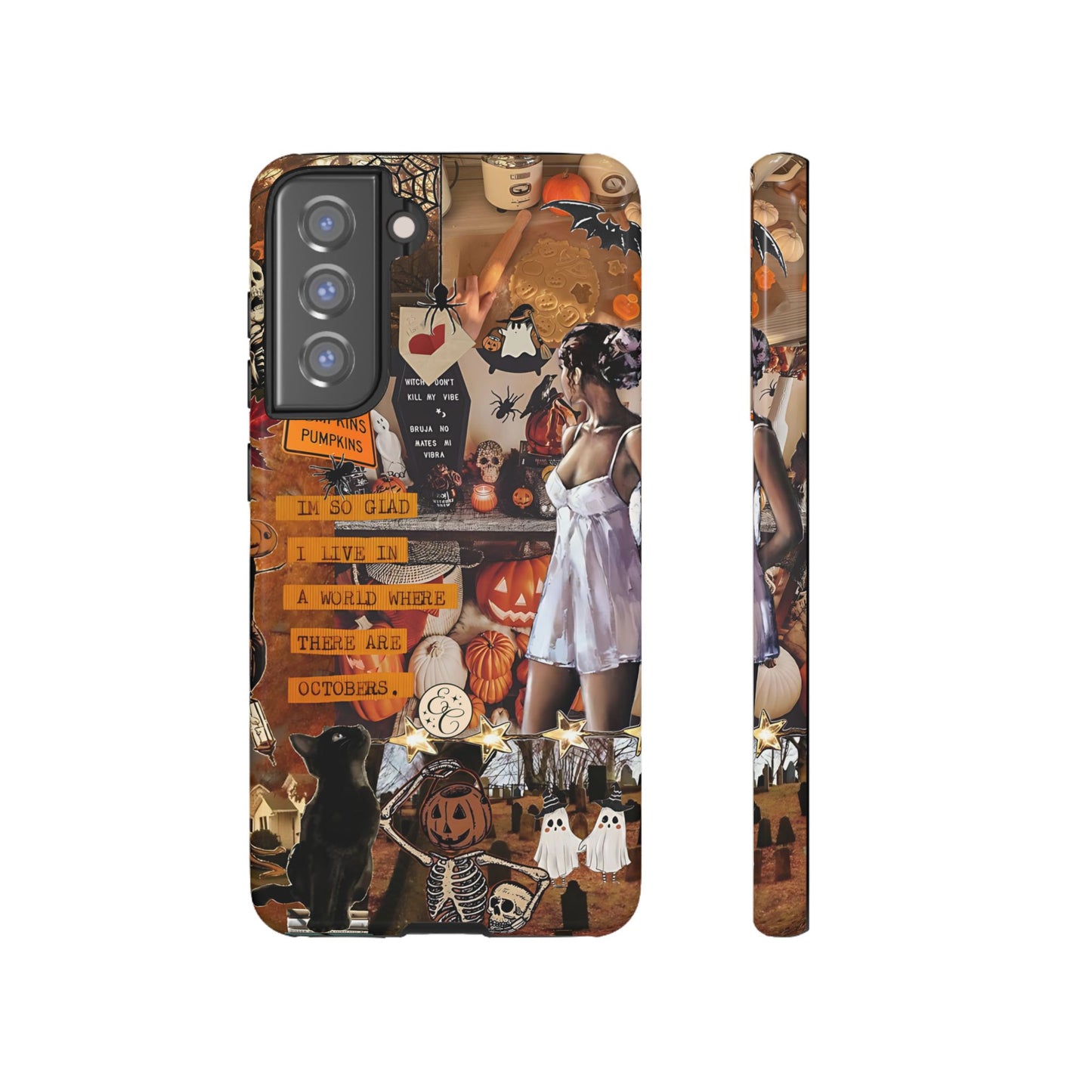 Halloween Aesthetic Collage Tough Phone Case