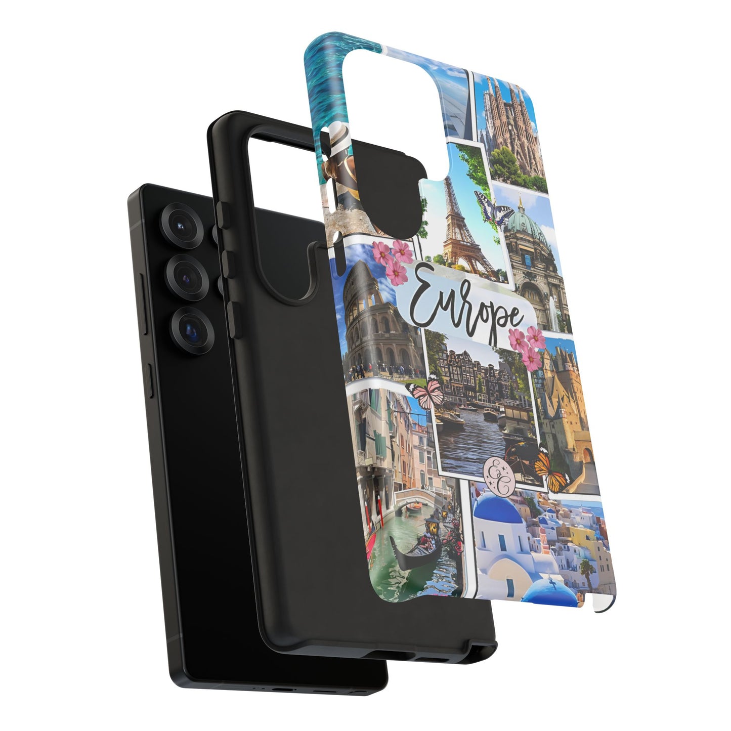 Europe Travel Collage Tough Phone Case