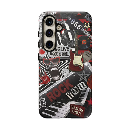 Rock and Roll Collage Tough Phone Case