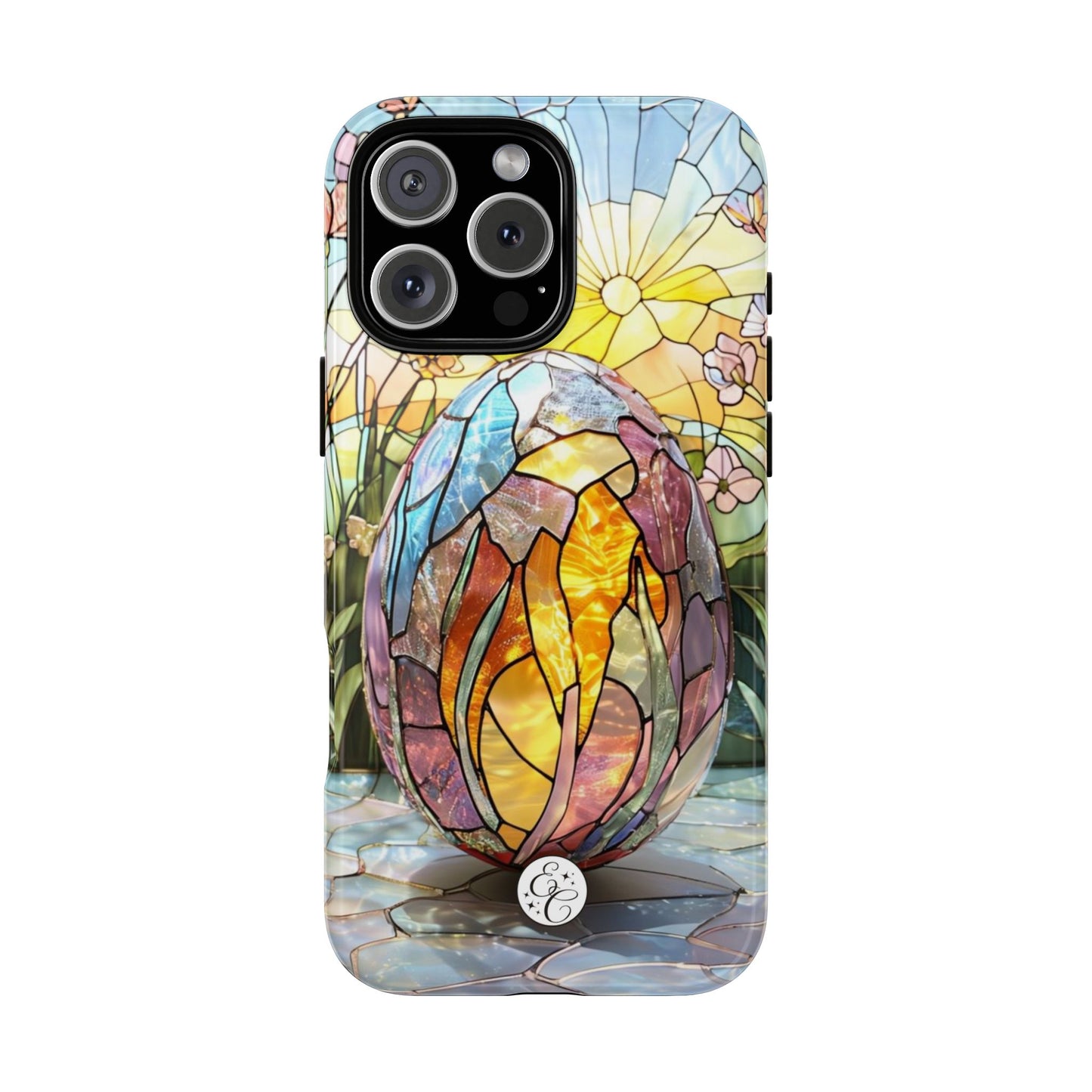 Easter Egg Stained Glass Tough Phone Case