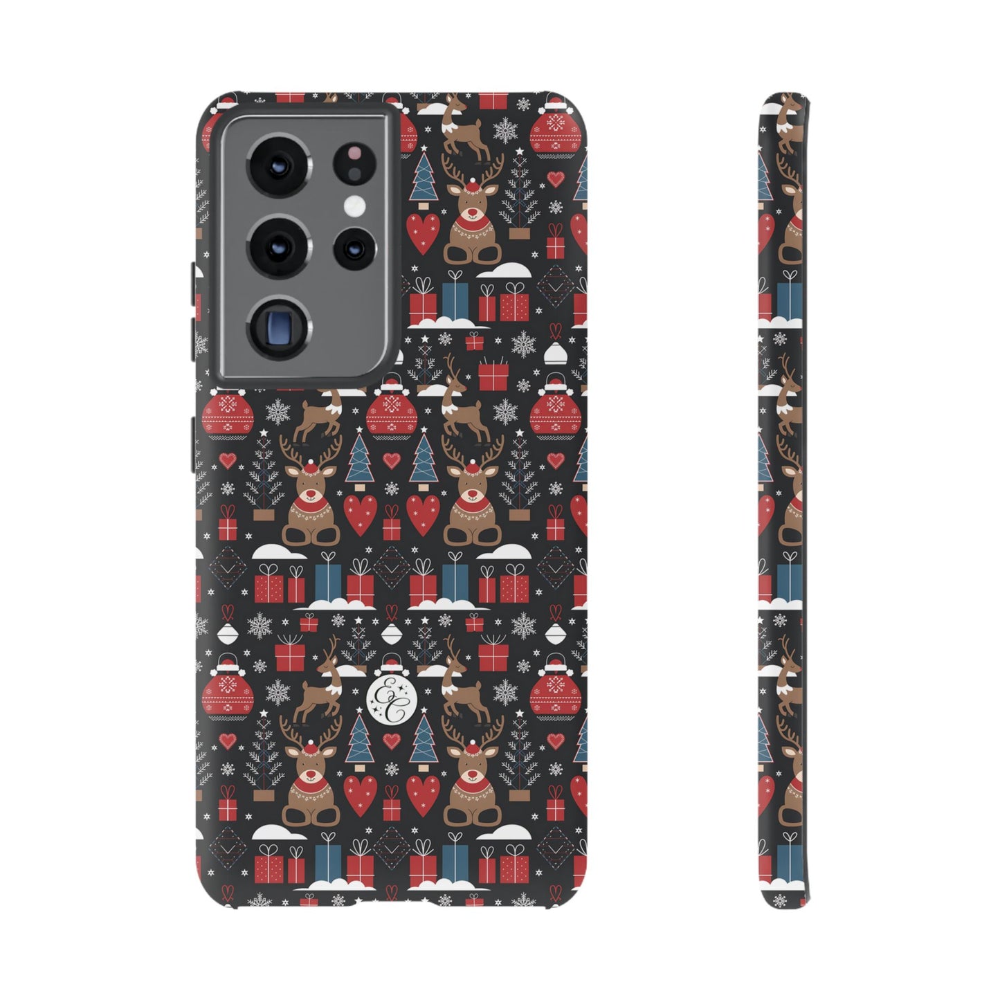 Christmas Holiday Pattern Tough Phone Case