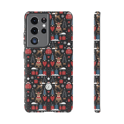 Christmas Holiday Pattern Tough Phone Case