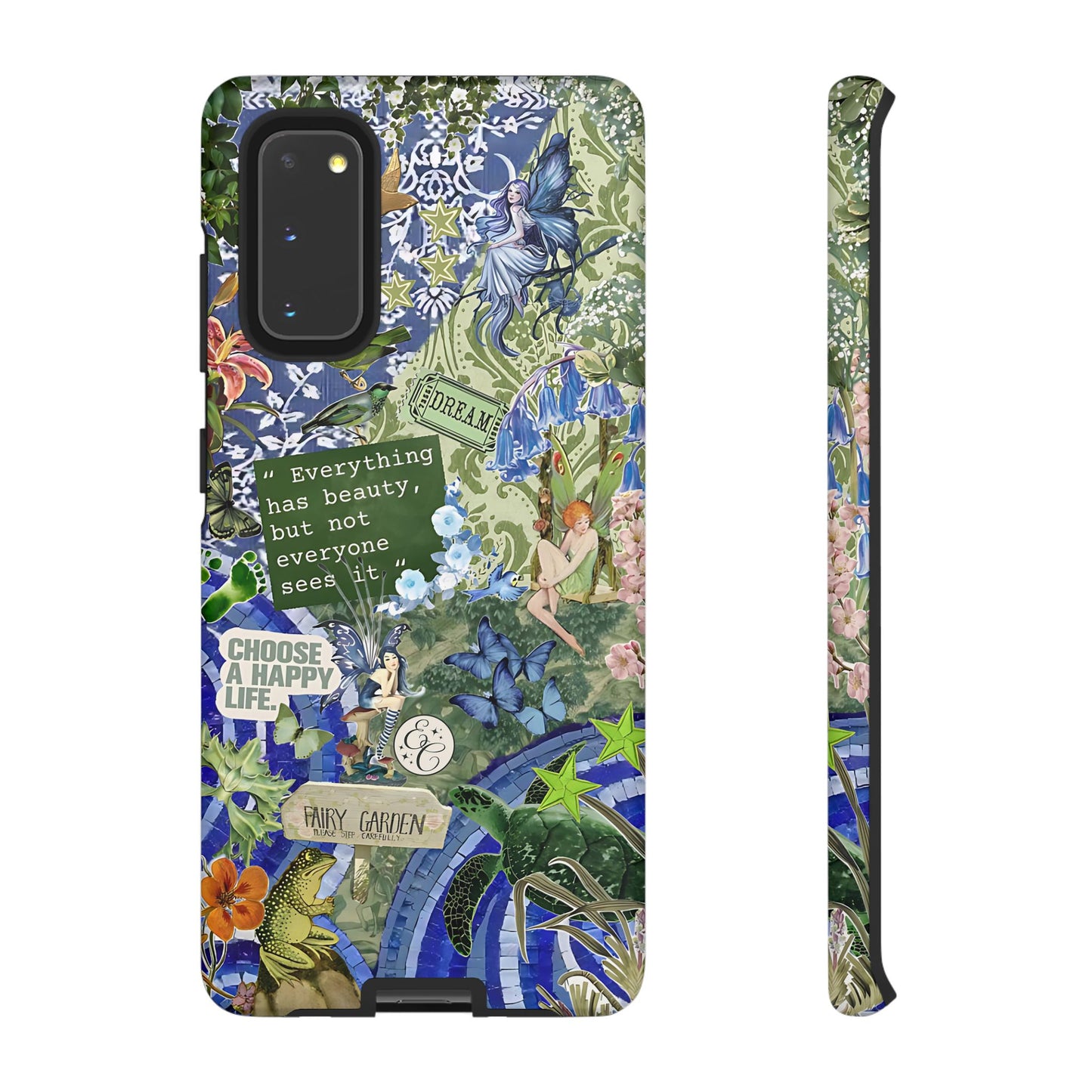 Fairy Garden Collage Tough Phone Case