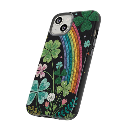 Rainbow & Shamrock Tough Phone Case