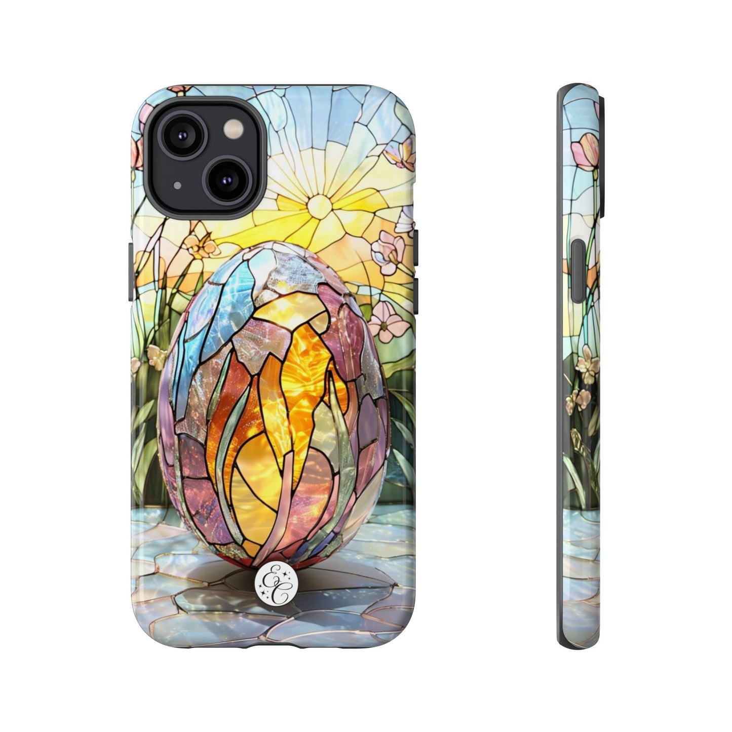Easter Egg Stained Glass Tough Phone Case
