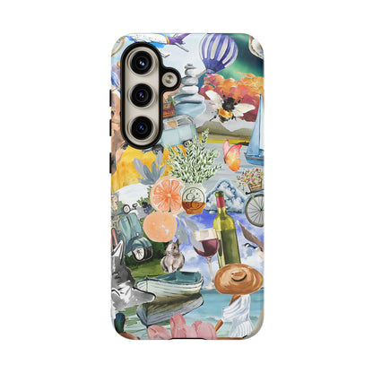 Vintage Travel Collage Tough Phone Case