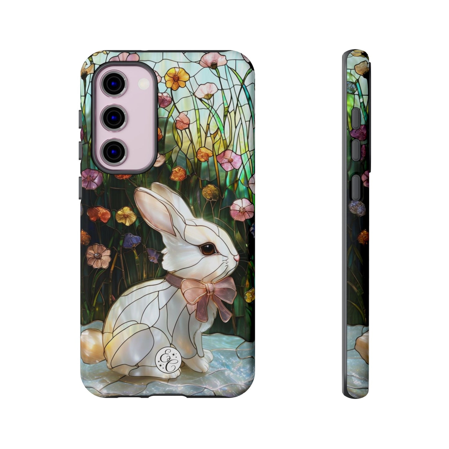 Easter Rabbit Stained Glass Tough Phone Case